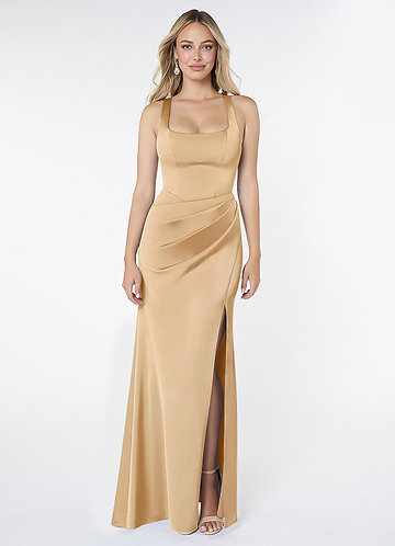 slim fit dress slacks Rustic Boho Bridesmaid Dresses Two Piece – Lisposa main image 0