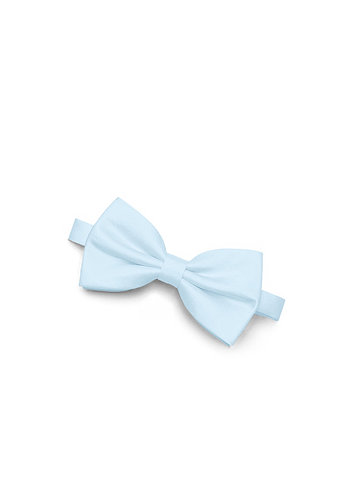 front Matte Satin Pre-Tied Bow Tie