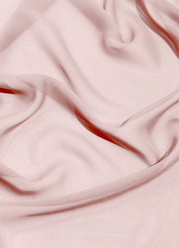 front Azazie chiffongtyg vid gården Rodnande Rosa