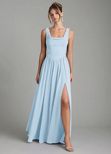 cowl back bridesmaid dress Colorful Sheath Strapless Romantic Silk Satin Long Bridesmaid Dresses,