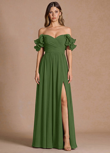 Calantha Olive Maxi Dress image1