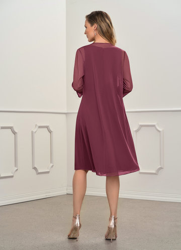 mulberry mother of the bride dress
