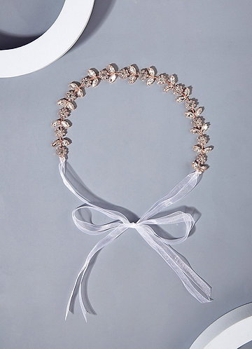 front Zartes Blatt-Charm-Stirnband