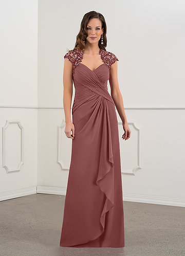 rust colored mother of the bride dresses