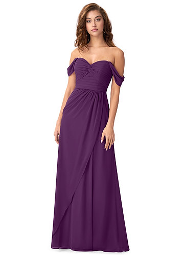 grape purple bridesmaid dresses