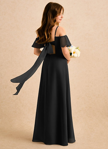 maternity bridesmaid dresses azazie Simple Off The Shoulder Sheath Backless Long Satin Prom Dresses UK main image 1