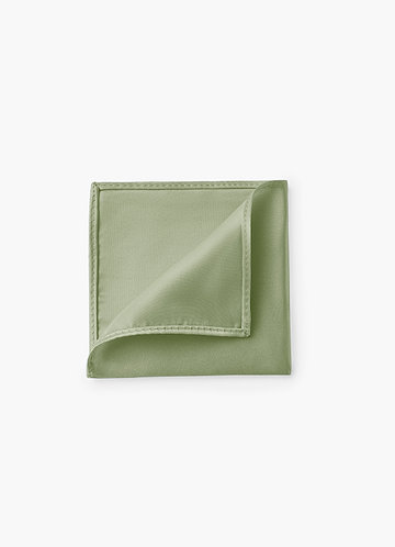 front Drenge lommeklud i stretchsatin