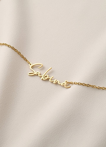 front Personalized Name Necklace