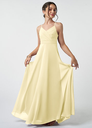 Lemon Sorbet Junior Bridesmaid Dresses