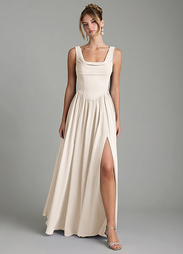 White & Ivory Bridesmaid Dresses
