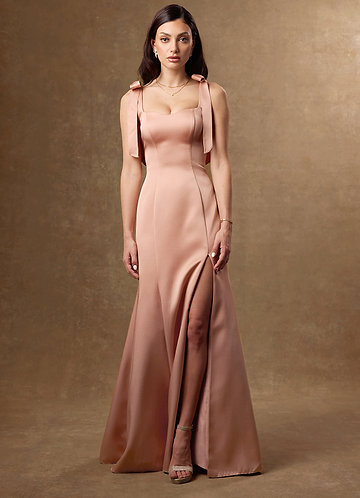 Liena Light Coral Maxi Dress image1