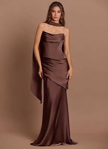 Pelagia Mocha Coco Maxi Dress image1