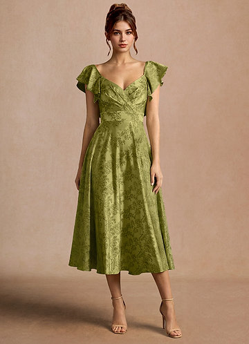 Leilani Moss Navy Midi Dress image1