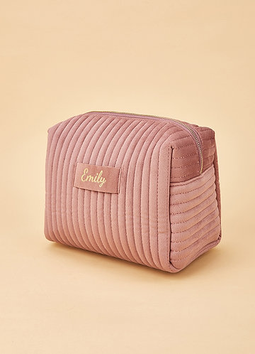 front Personalized Name Makeup Bag