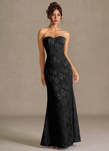 Alyssa Black Corset Two-Piece Dress image1