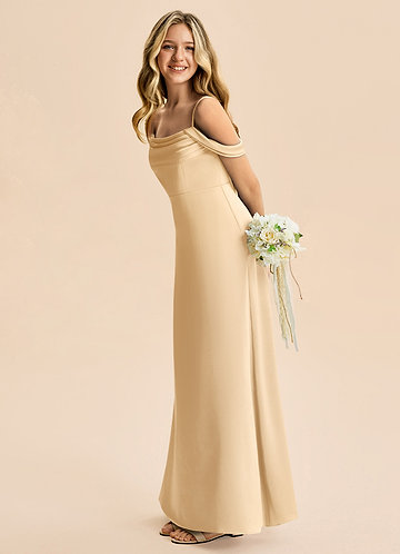 Gold Junior Bridesmaid Dresses | Azazie