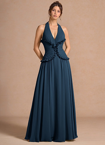 Amelie Navy Maxi Dress image1