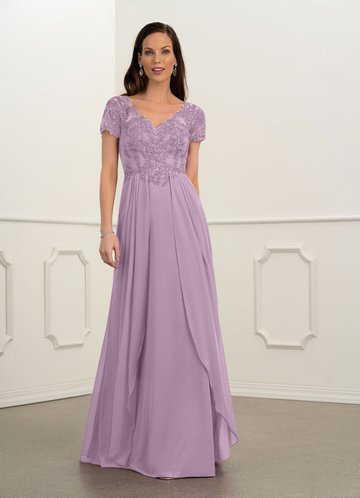 wisteria colored mother of the bride dresses