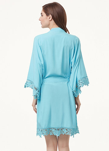back_Floral Lace and Cotton Robe