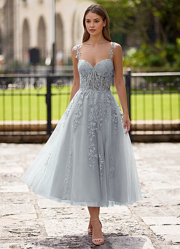 silver grey prom dresses uk 2/3R