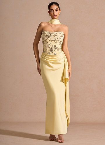 Kleid Aspasia Goldene Pailletten image1