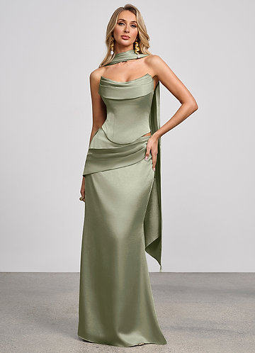 vestido Maxi Dusty Sage Calista image1