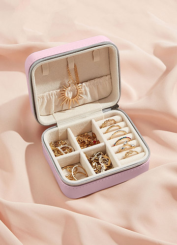 front PU Travel Jewelry Box