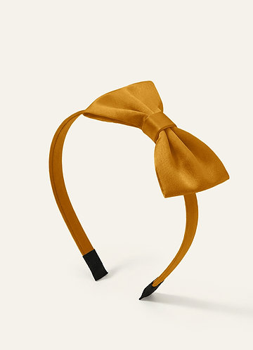 front Fascia per capelli in raso per ragazze