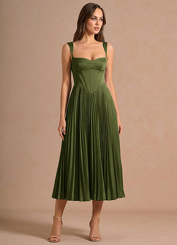 Avenelle Olive Mid Dress image1