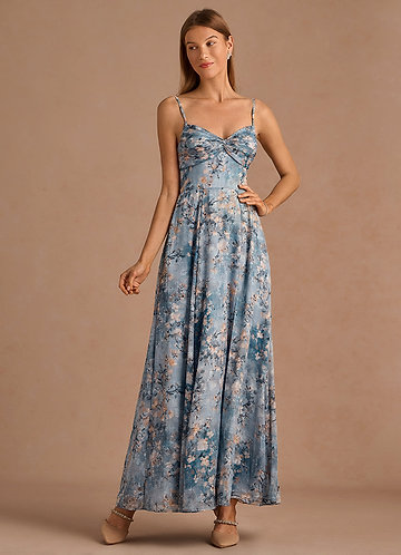 Amelisse Powder Blue Maxi Dress image1