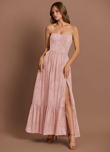 Lydia Powder Pink Maxi Dress image1