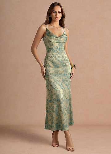knee length dresses for ladies LEAH LACE MAXI DRESS main image 0