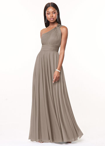 Taupe sales bridesmaid dresses