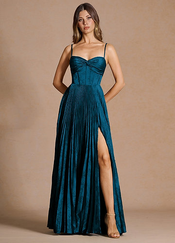 Abito Lungo Nero Marino Vesper front