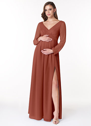 Azazie Teton Maternity Bridesmaid Dresses  image1