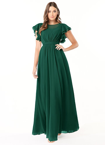 azazie modest bridesmaid dresses Sample Production Time:2 Days Style:64769D01 Women's Wool Blend Black Available in Plus Size