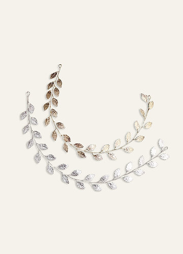 front Kopfschmuck mit vergoldeten Lorbeerblättern