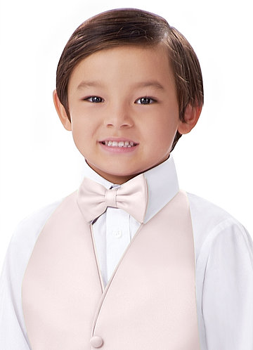 Boy's Matte Satin Pre-Tied Bow Tie front