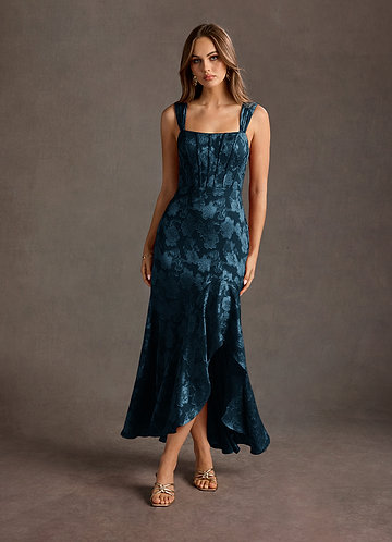 Saskia Navy Maxi Dress image1