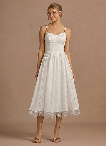 graduation dress elegant Cute White Graduation Dress Short Elegant Knee Length Grad Dresses – jkprom main image 0