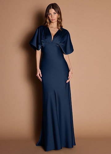 Robe Longue Marine Lavinia image1