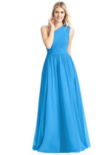 sea blue bridesmaid dresses