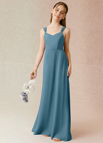 Azazie Denice Junior Bermuda A-Line Chiffon Dress image1