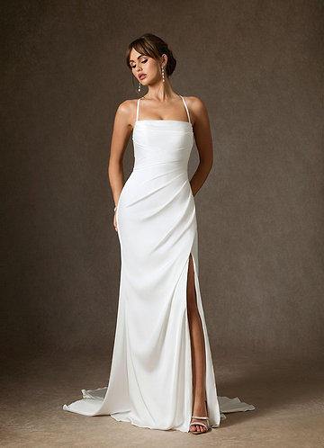 navy blue dress for baby girl Stunning A Line Wedding Dresses & Bridal Gowns main image 1