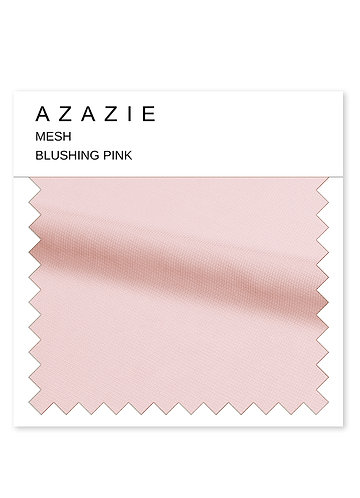 front Azazie Mesh Swatch Rodnande Rosa