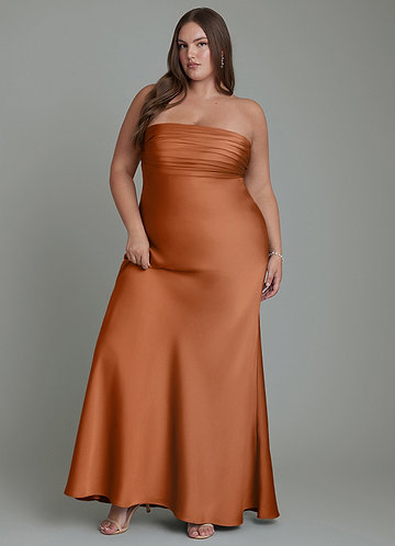 copper bridesmaid dresses plus size rust mother of the bride dress