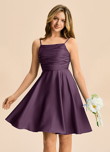 Plum Junior Bridesmaid Dresses | Azazie