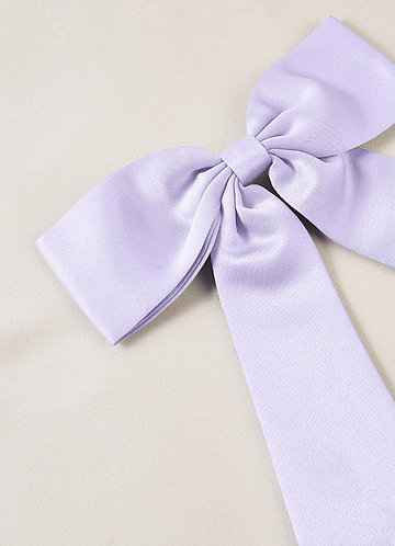 front Matching Color Bow Hair Clip