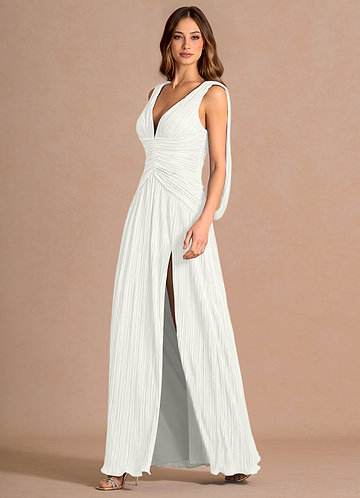 Robe Longue Blanc Quellia image1