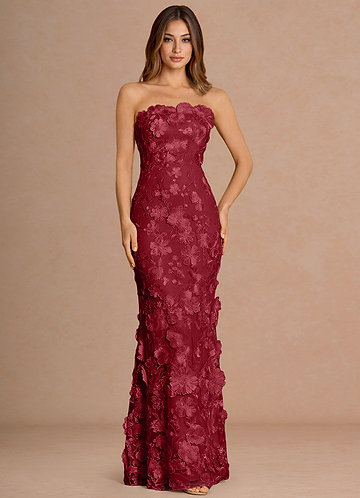 Della Merlot Maxi Dress image1